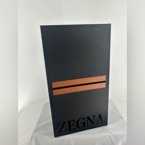Zegna black shoe box